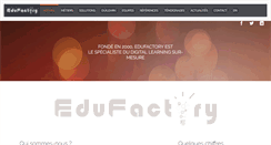 Desktop Screenshot of edufactory.com