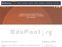 Tablet Screenshot of edufactory.com
